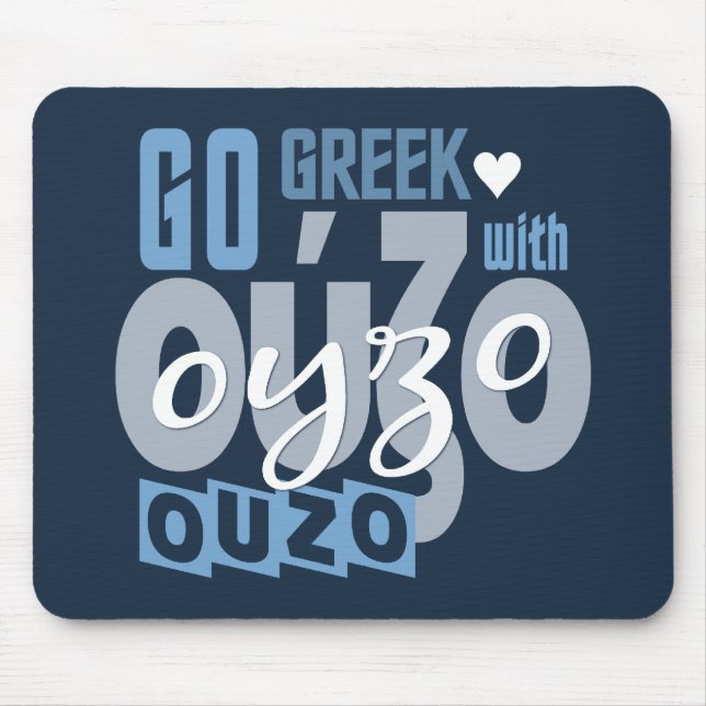 Ouzo mousepad (Vorne)