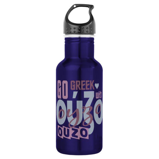 OUZO TRINKFLASCHE (Vorderseite)