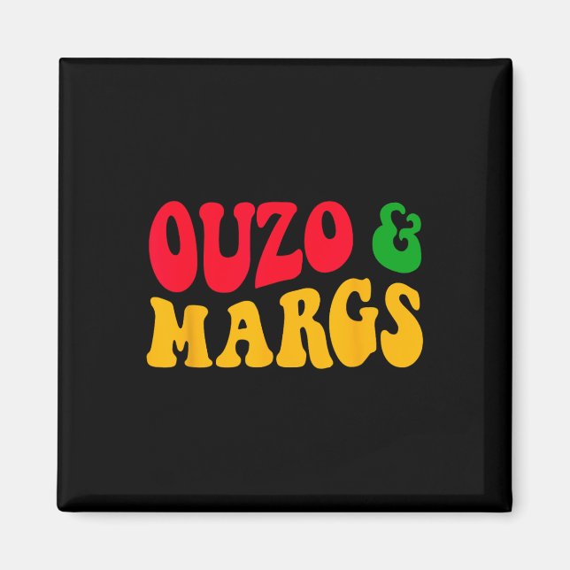 Ouzo und Margs Funny Cinco de Mayo griechisch-orth Magnet (Vorne)