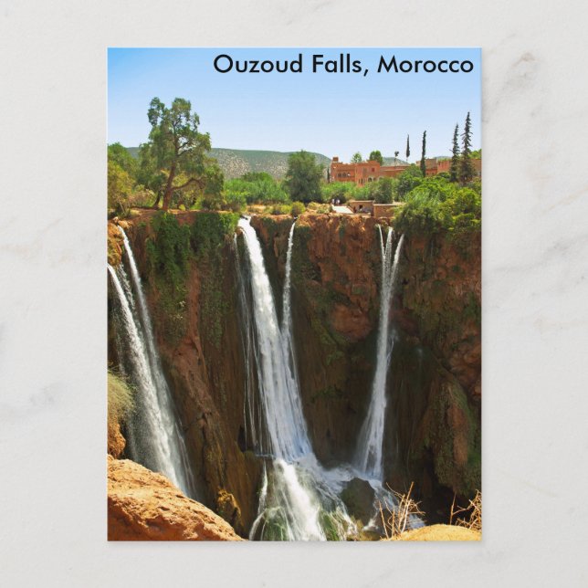 Ouzoud Falls, Marokko Postkarte (Vorderseite)