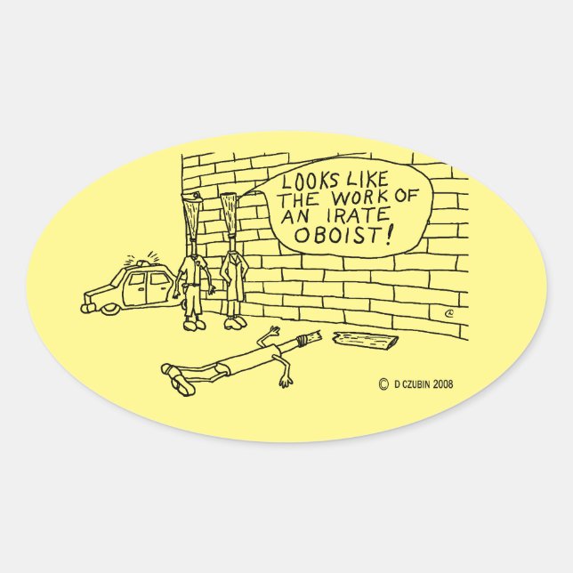 Oval-Aufkleber Ovaler Aufkleber (Vorderseite)