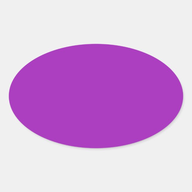 Oval-Aufkleber Ovaler Aufkleber (Vorderseite)