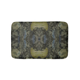 Oval Banded Agate Gemstone Vierteiliges Muster Badematte