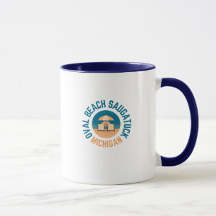 Oval Beach Saugatuck Michigan Tasse