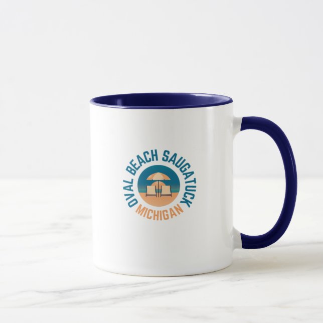 Oval Beach Saugatuck Michigan Tasse (Rechts)