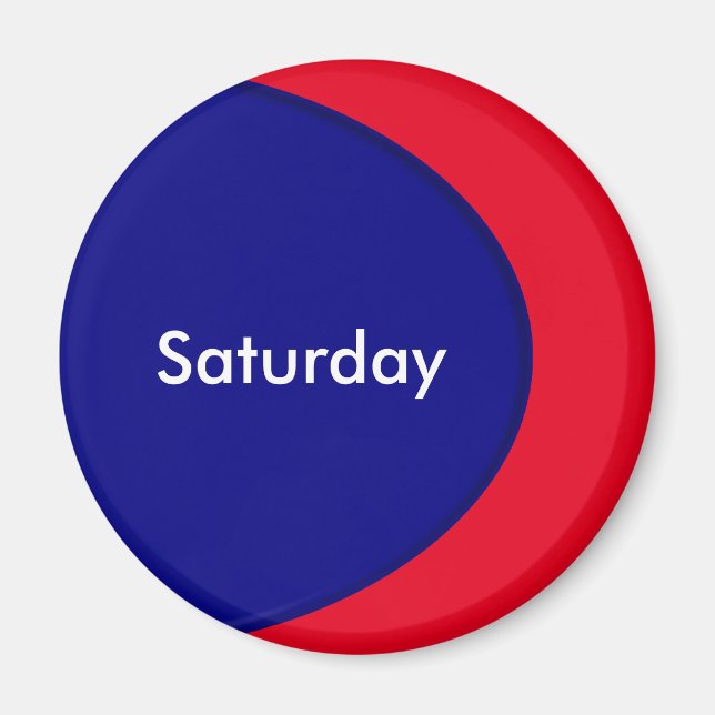 OVAL BUTTON - Marineblau + Ihr Text & Ideen Magnet (Vorne)