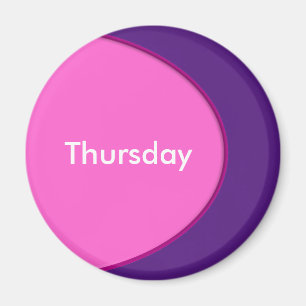 OVAL BUTTON - Rosa + Ihr Text und Ihre Ideen Magnet