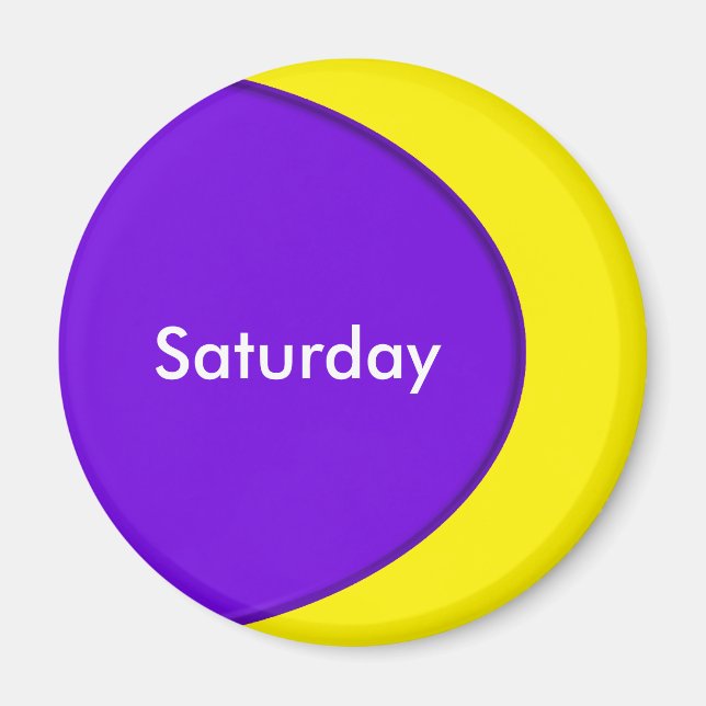 OVAL BUTTON - violett + Ihr Text und Ihre Ideen Magnet (Vorne)