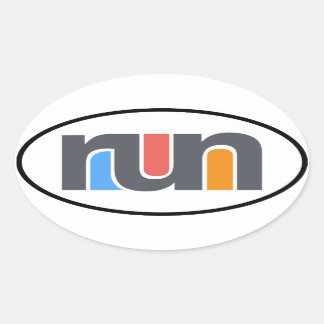 Oval Car Aufkleber ausführen