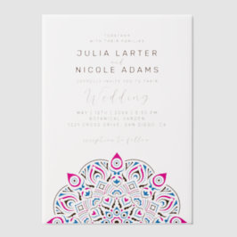 Oval Classic Mandala Wedding West Pacific Variant