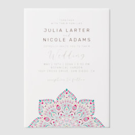 Oval Classic Mandala Wedding West Pacific Variant