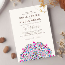 Oval Classic Mandala Wedding West Pacific Variant