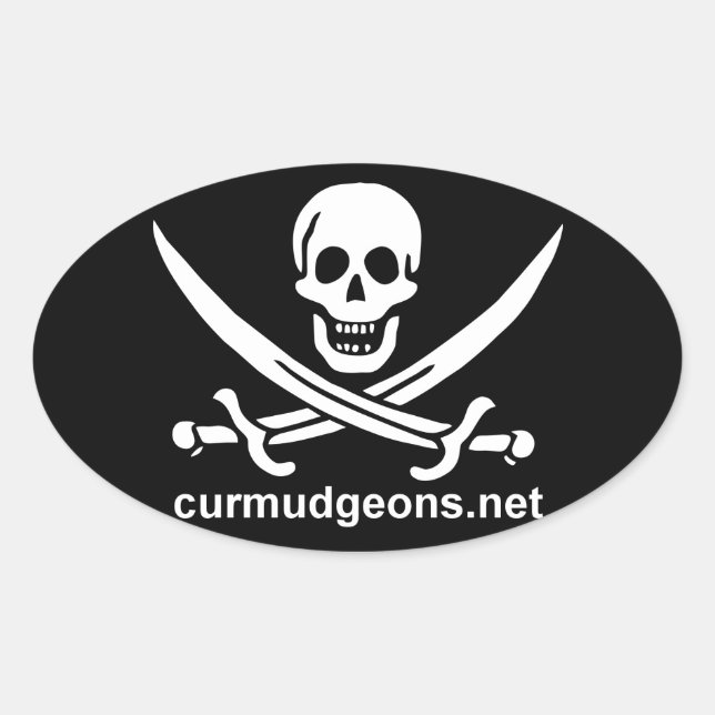 Oval Curmudgeons Stickers (Vorderseite)