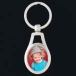 Oval Foto Schlüsselanhänger<br><div class="desc">Passen Sie diesen schönen Schlüsselanhänger mit Ihren eigenen Fotos oder Grafiken an.</div>