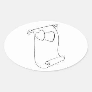 Oval Gastgeschenk Hochzeit Siegel Herz Liebe Bildl Ovaler Aufkleber