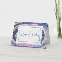 Oval gequiltete Rug für den Geburtstag