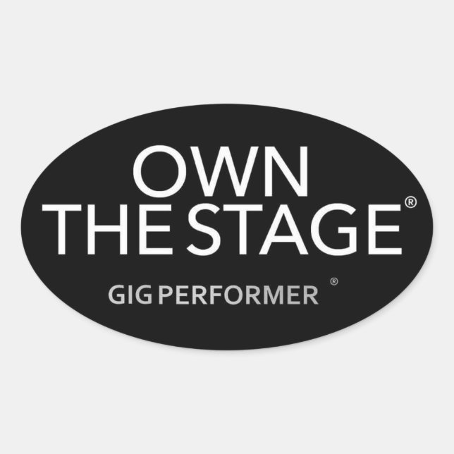 Oval GP Aufkleber (Vorderseite)