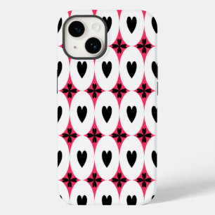 Oval Hearts Muster Case-Mate iPhone 14 Hülle