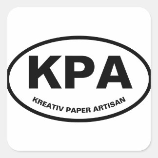Oval KPA Aufkleber