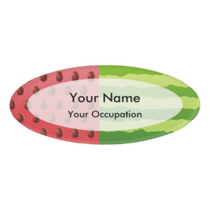 Oval Namenschild