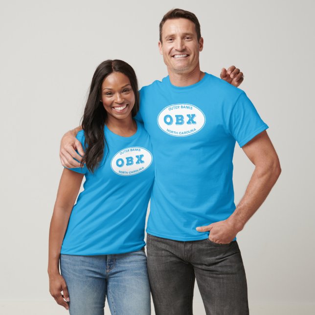 Oval OBX in Weiß T-Shirt (Unisex)