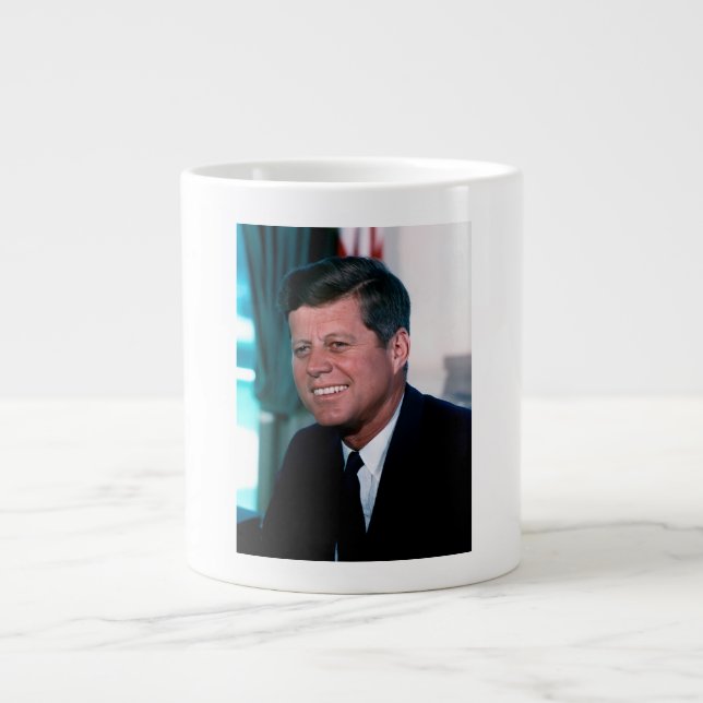 Oval Office of President John F. Kennedy Jumbo-Tasse (Vorderseite)