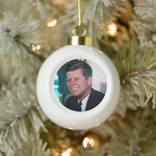 Oval Office of President John F. Kennedy Keramik Kugel-Ornament