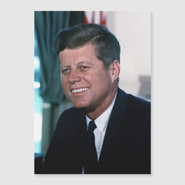 Oval Office of President John F. Kennedy Magnetkarte (Vorderseite)