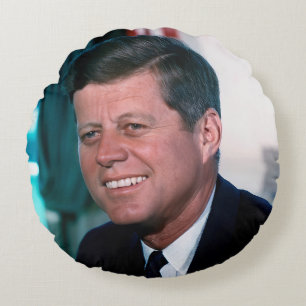 Oval Office of President John F. Kennedy Rundes Kissen