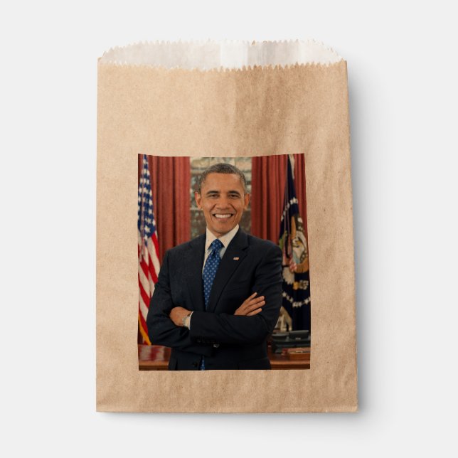 Oval Office Portrait, Obama Barack US-Präsident Geschenktütchen (Vorderseite)