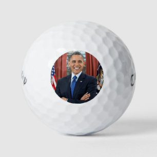 Oval Office Portrait, Obama Barack US-Präsident Golfball