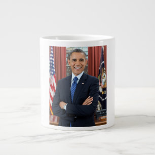 Oval Office Portrait, Obama Barack US-Präsident Jumbo-Tasse