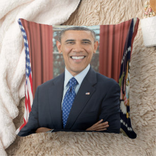Oval Office Portrait, Obama Barack US-Präsident Kissen