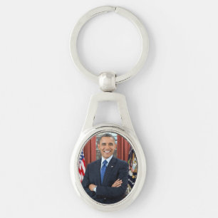 Oval Office Portrait, Obama Barack US-Präsident Schlüsselanhänger