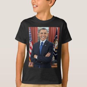 Oval Office Portrait, Obama Barack US-Präsident T-Shirt