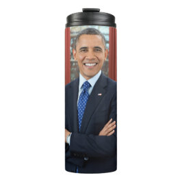 Oval Office Portrait, Obama Barack US-Präsident Thermosbecher
