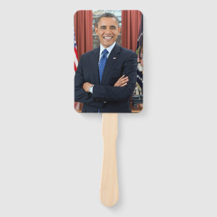 Oval-Office-Porträt, Obama Barack US-Präsident Fächer