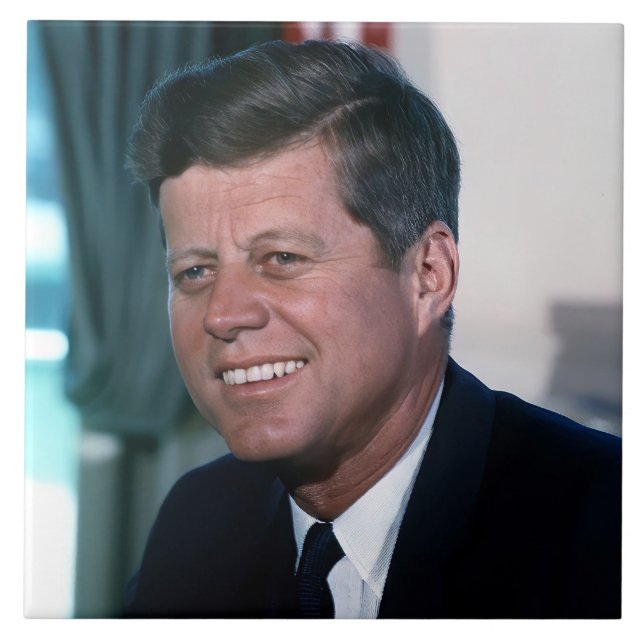 Oval Office Präsident John Jack F. Kennedy Fliese (Vorderseite)