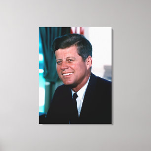 Oval Office Präsident John Jack F. Kennedy Leinwanddruck