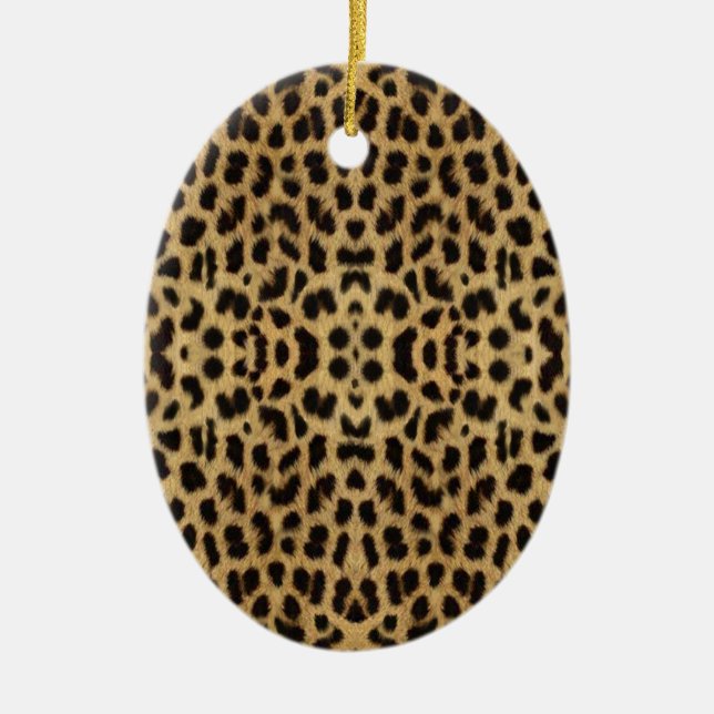 Oval Ornament Leopard Print (Vorne)