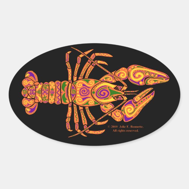 Oval Sticker (Vorderseite)