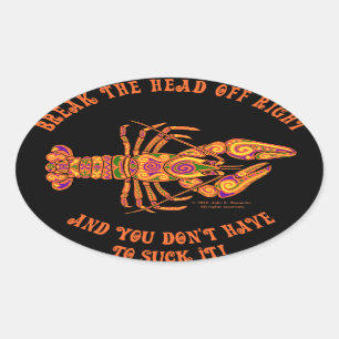 Oval Sticker