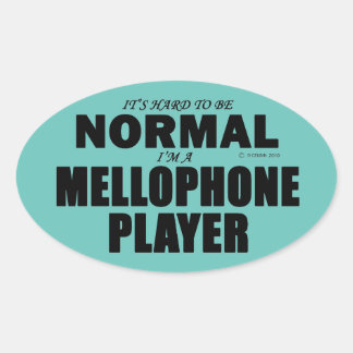 Oval Sticker für den normalen Mellophone Player