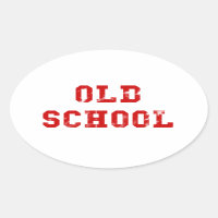 Oval-Sticker | Geschenke von Oldskool für Männer