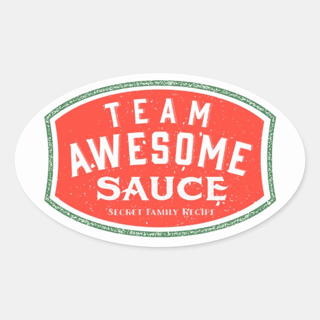 Ovale Aufkleber, glänzend Ovaler Aufkleber (Vorderseite)