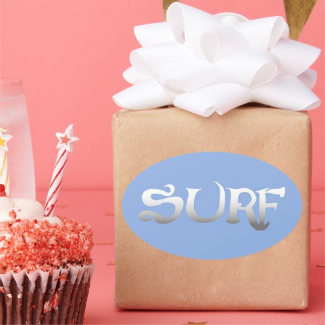 Ovale große Aufkleber (Party)