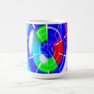 Ovale Malerei Tasse