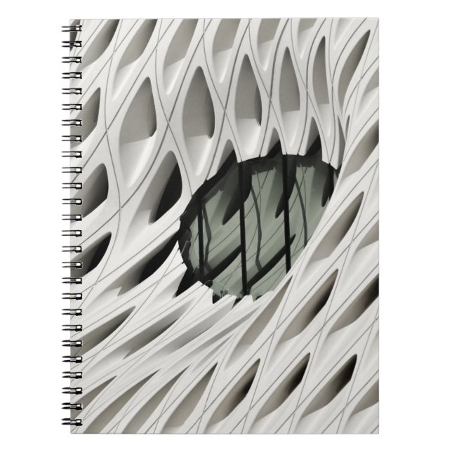 Ovale schwarze Farbglasplatte auf weißer Oberfläch Notizblock (Vorderseite)