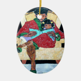 Ovale Verzierung #23 Keramikornament