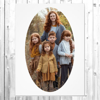 Ovale Vorlage für die Erweiterung des Fotos für de Fotodruck